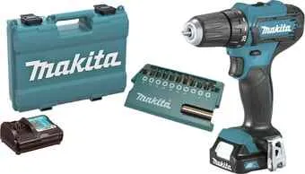 Makita DF333DAX13 (с 2-мя АКБ, кейс +набор оснастки)